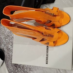 Orange Nicholas Kirkwood Heels Size 41 or US 10